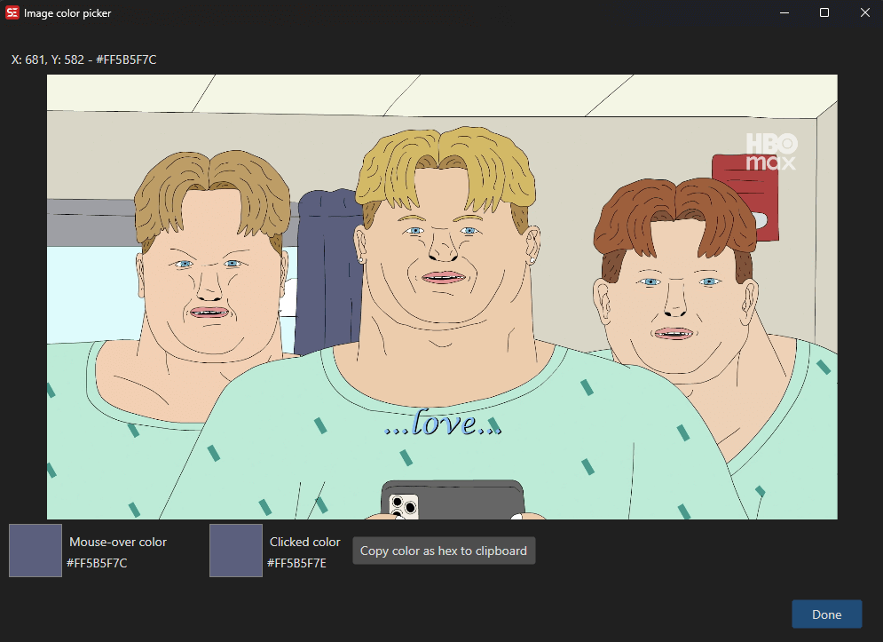 ASSA Image Color Picker Screenshot