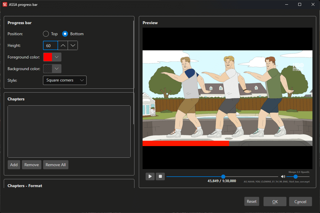 ASSA Progress Bar Screenshot