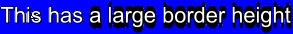 Border height example