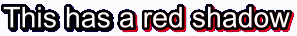 Shadow color example