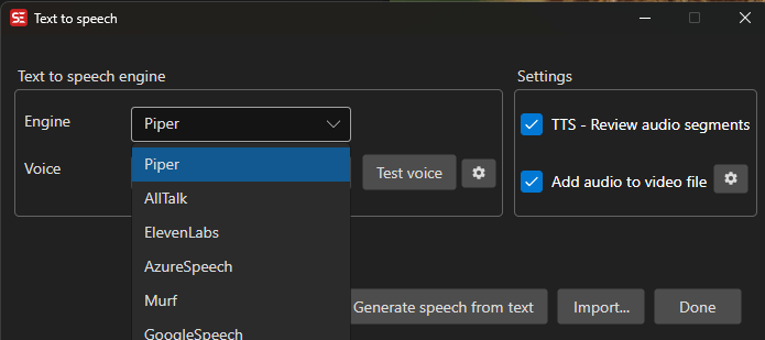 Text to Speech