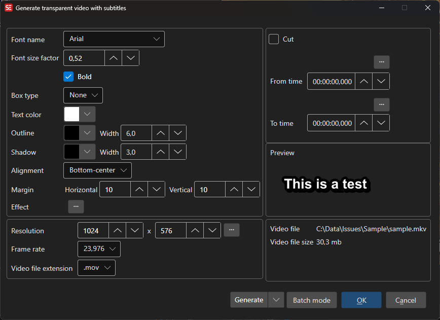 Transparent Subtitles