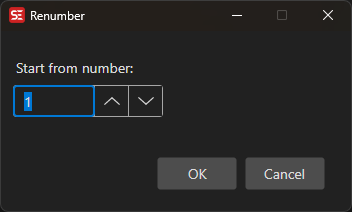 Renumber